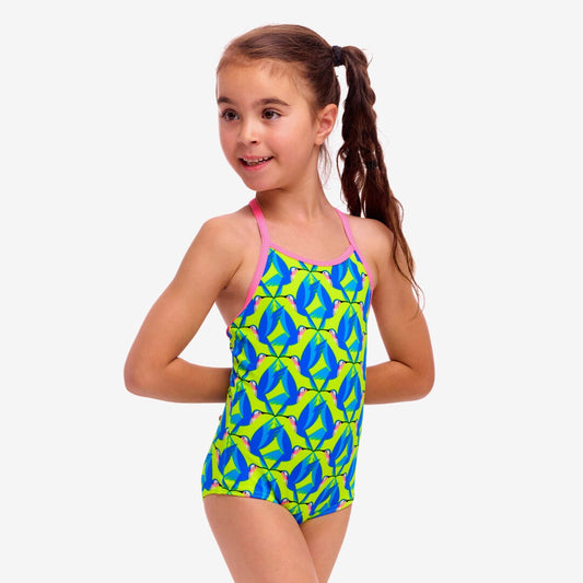 Funkita Toddler Girls Printed One Piece - Tweety Sweet