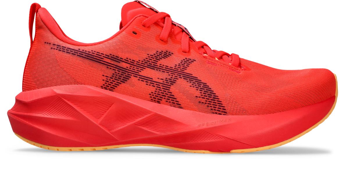 Asics Mens Novablast 5 - Flash Red/Edo Purple