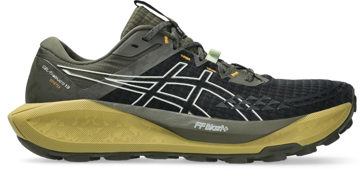 Asics Mens Gel Trabuco 13 G-TX Trail Running - Black/Whisper Green