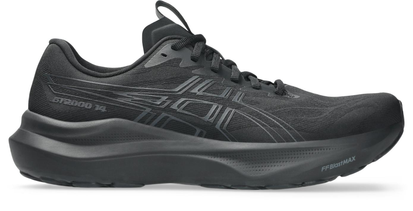 Asics Mens GT 2000 14 (2E) - Black/Graphite Grey