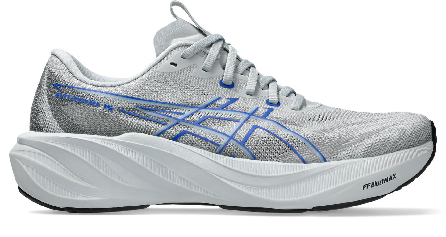Asics Mens GT 2000 15 (2E)- Piedmont Grey/Blue