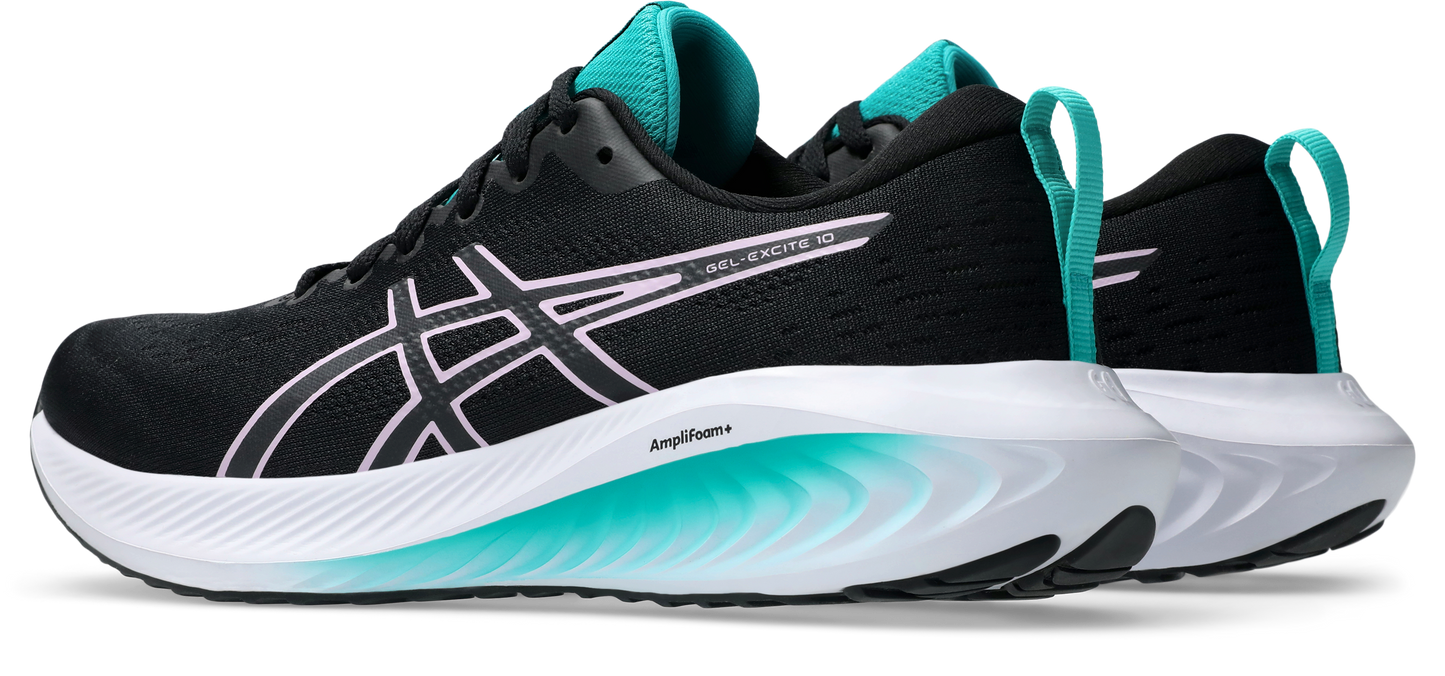 Asics Women's Gel Excite 10 (D Wide) - Black/Light Ube