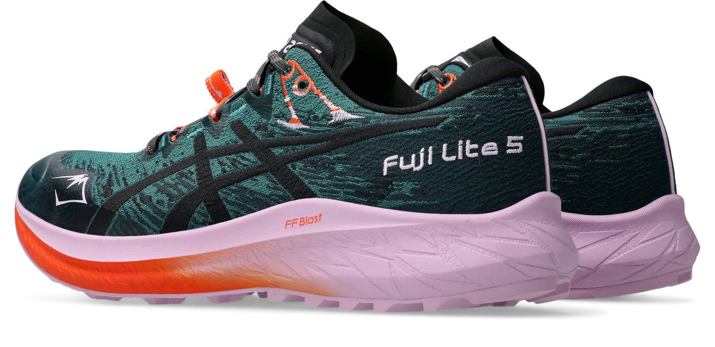 Asics Womens Fuji Lite 5 - Rainy Lake/Black