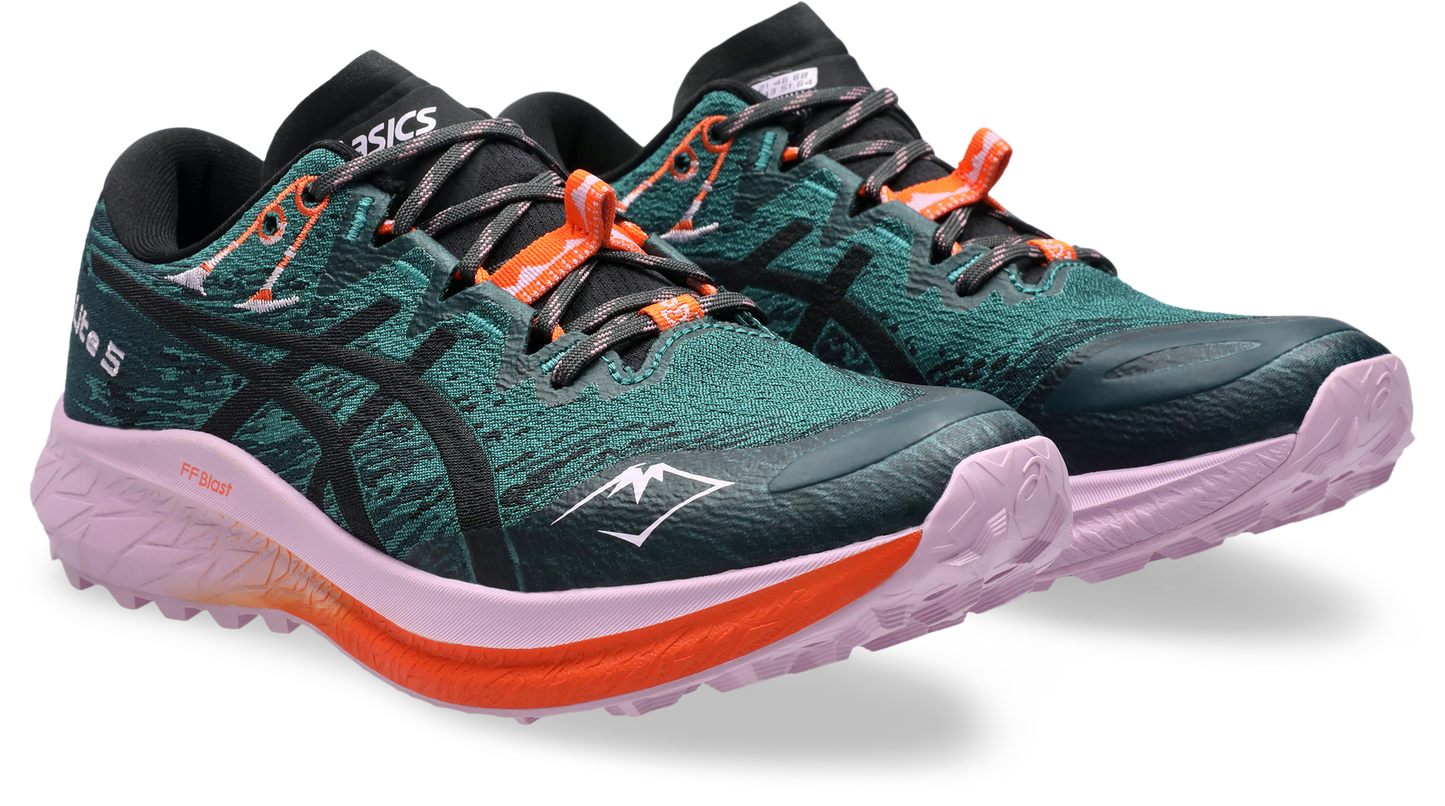 Asics Womens Fuji Lite 5 - Rainy Lake/Black