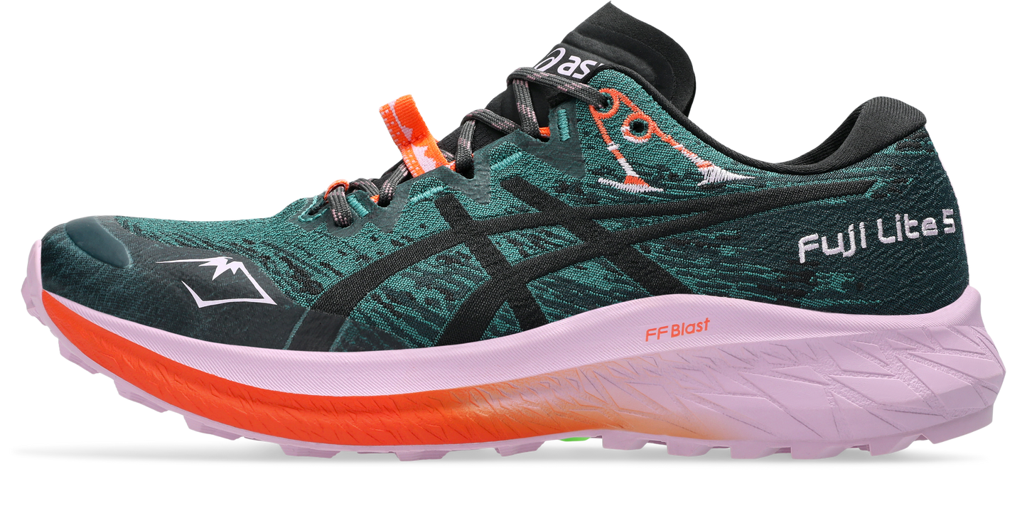 Asics Womens Fuji Lite 5 - Rainy Lake/Black