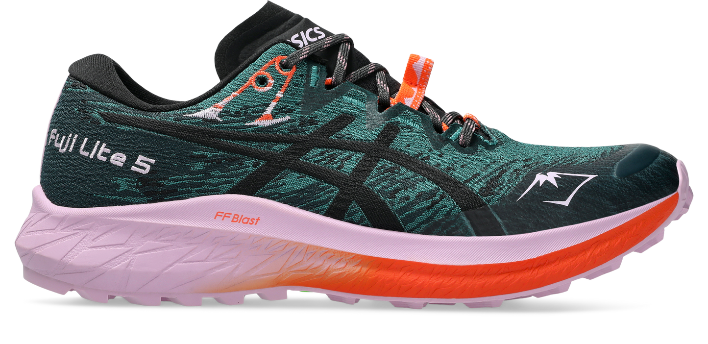 Asics Womens Fuji Lite 5 - Rainy Lake/Black