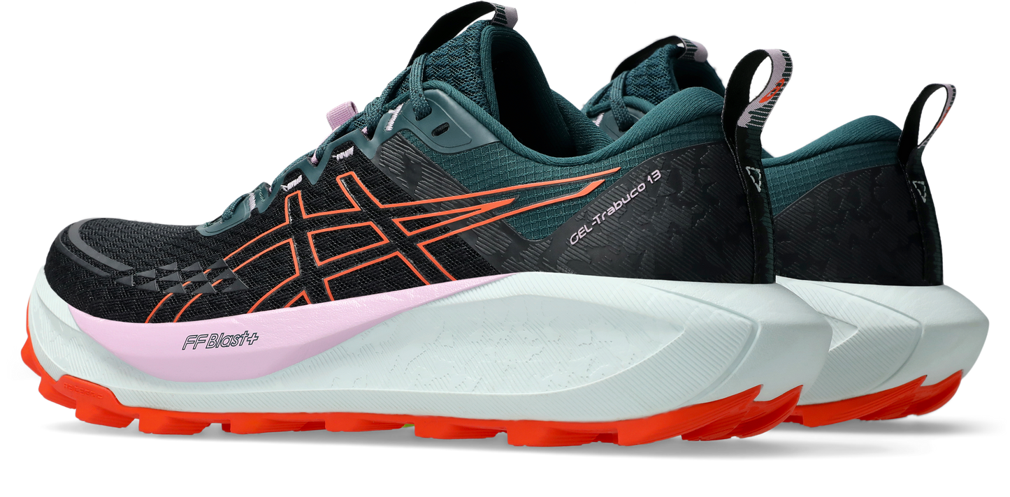 Asics Women's Gel Trabuco 13 Trail Running - Black/Nova Orange