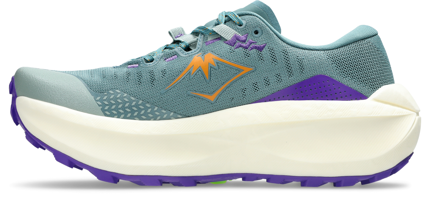 Asics Womens Trabuco Max 5 Trail Running - Foggy Teal/Radiant Amethyst