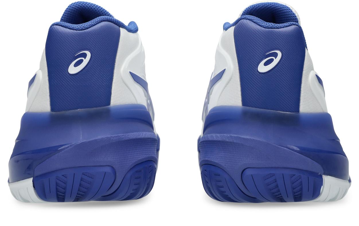 Asics Mens Gel Resolution X (Hardcourt) Wide (2E) Tennis Shoe - White/Dark Cobalt