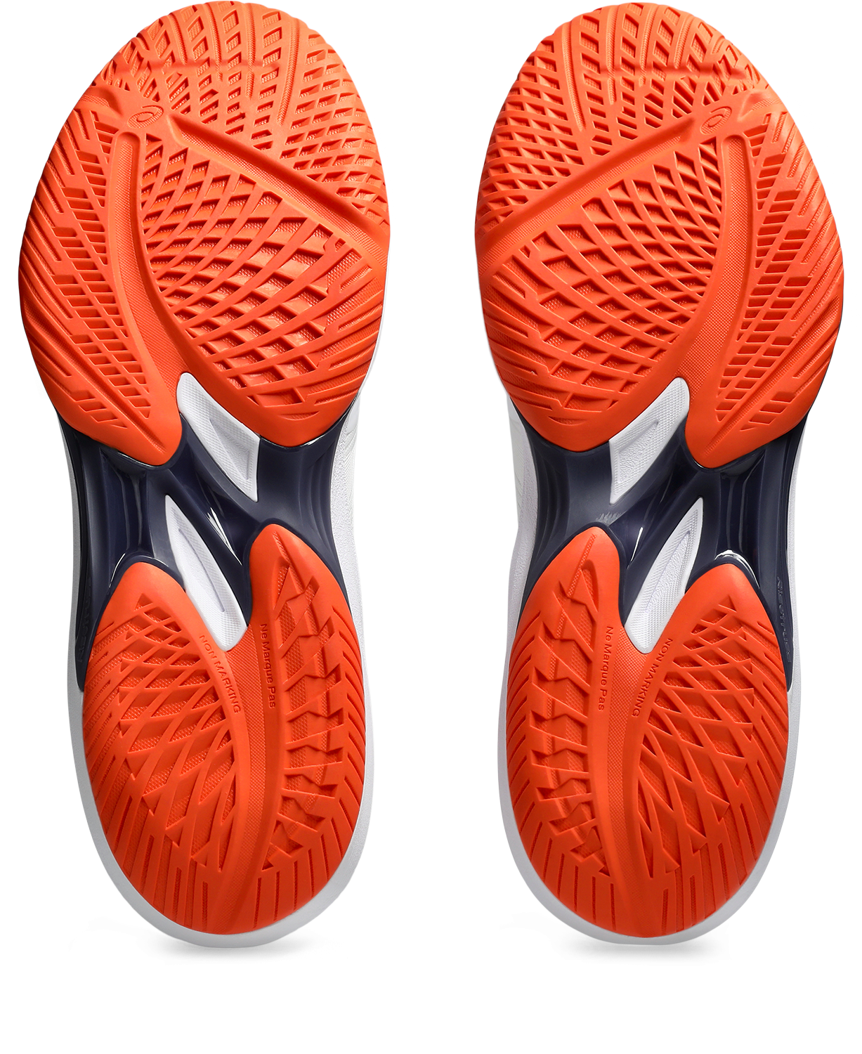 Asics Mens Sky Elite FF Lo 3 Indoor Shoes - White/Nova Orange