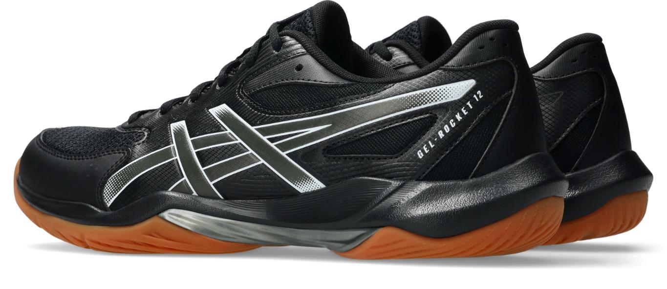 Asics Mens Gel Rocket 11 Indoor Court Shoes - Black/Gunmetal