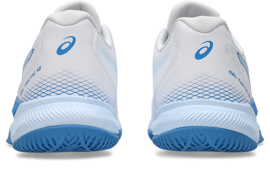 Asics Womens Gel Tactic Indoor Court Shoe - White/Light Blue