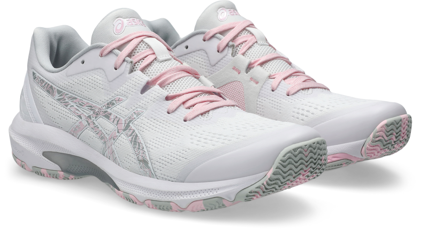 Asics Womens Netburner Shield - White/Cotton Candy
