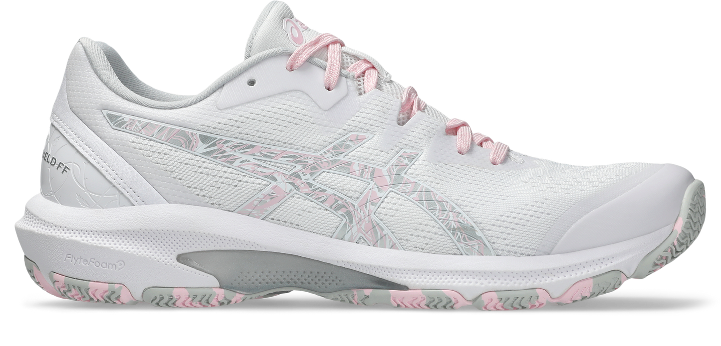 Asics Womens Netburner Shield - White/Cotton Candy