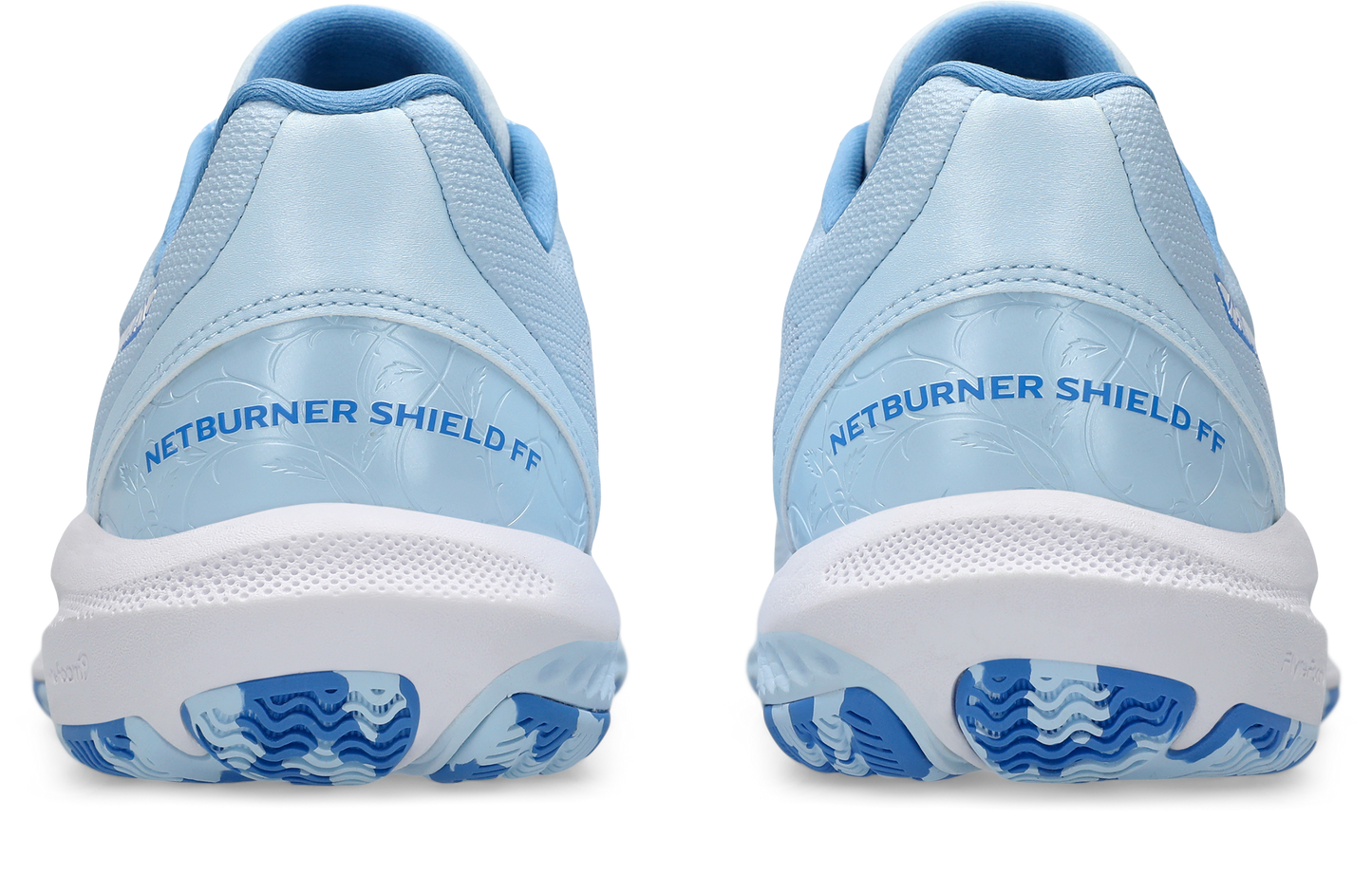 Asics Womens Netburner Shield - Light Blue/White