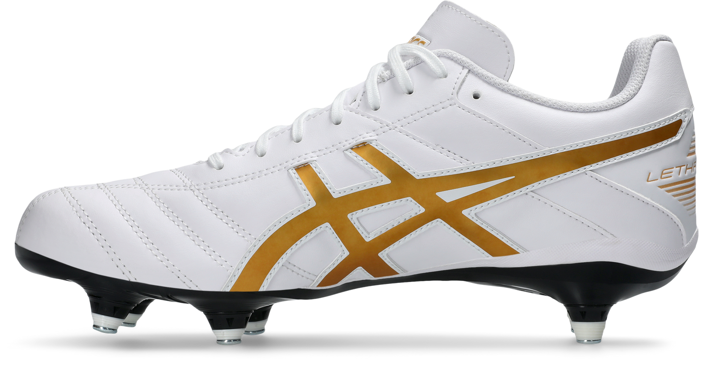 Asics Lethal Speed ST 2 Boots - White/Pure Gold