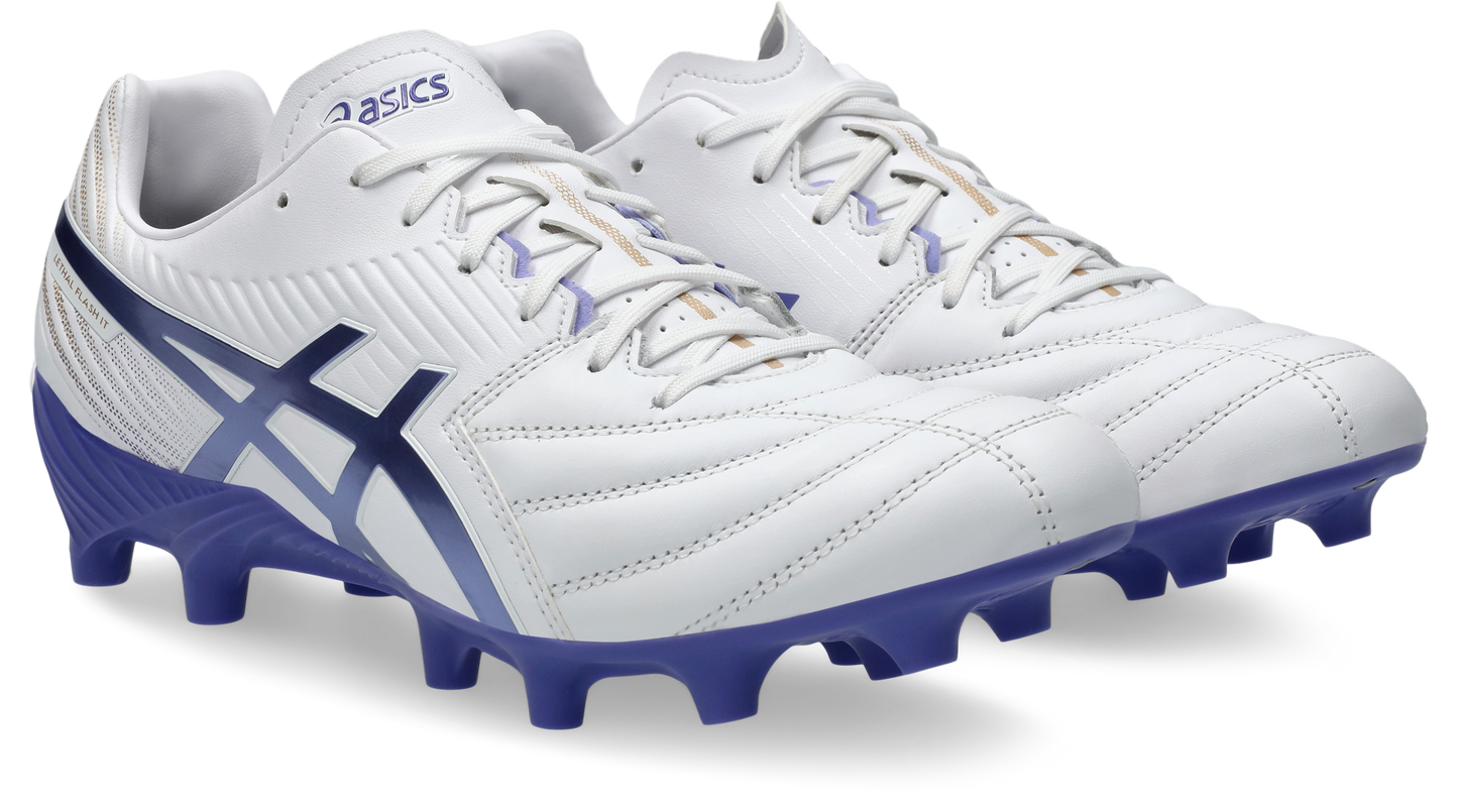 Asics Womens Lethal Flash IT 3 - White/Blue Violet
