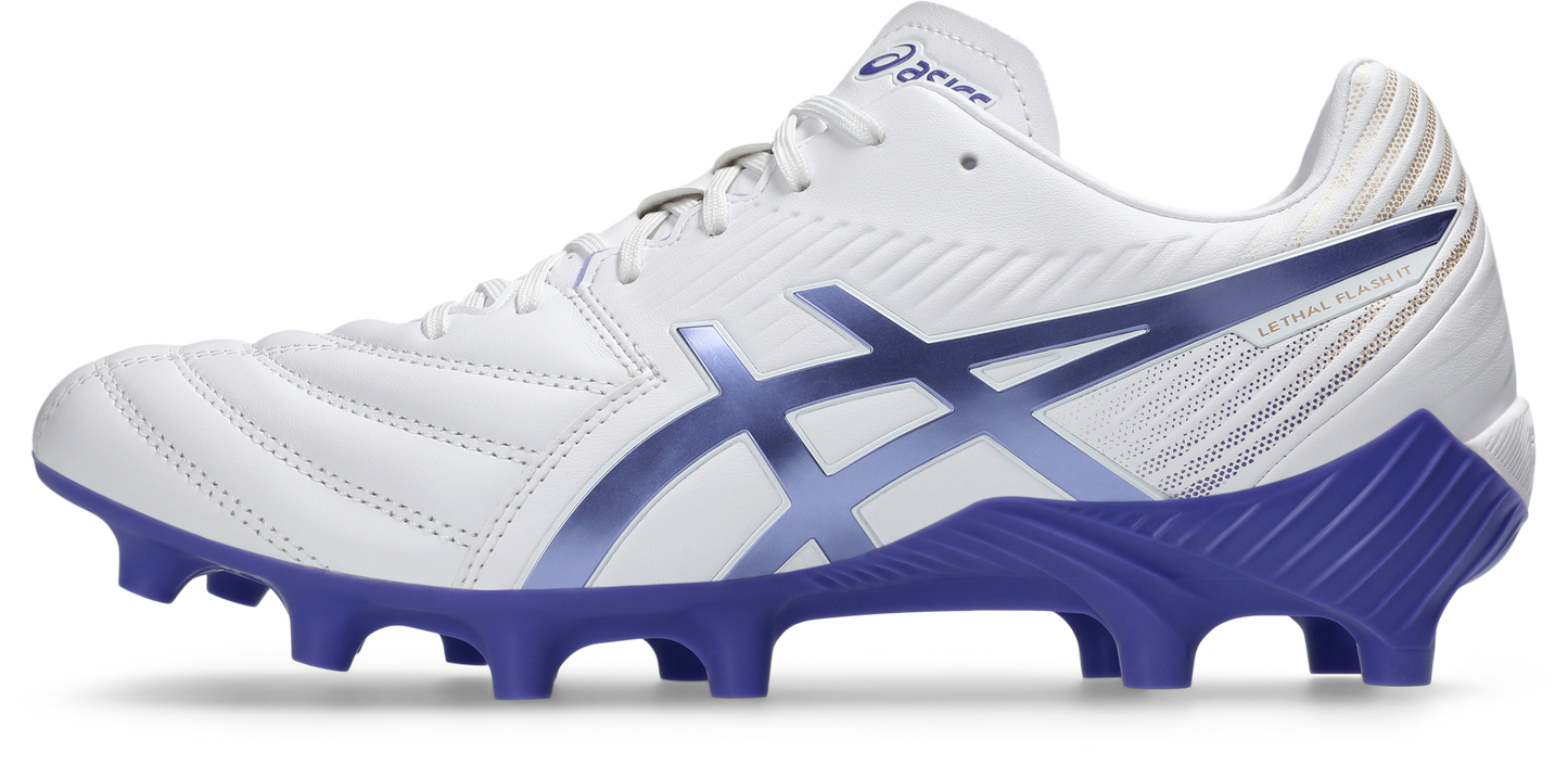 Asics Womens Lethal Flash IT 3 - White/Blue Violet