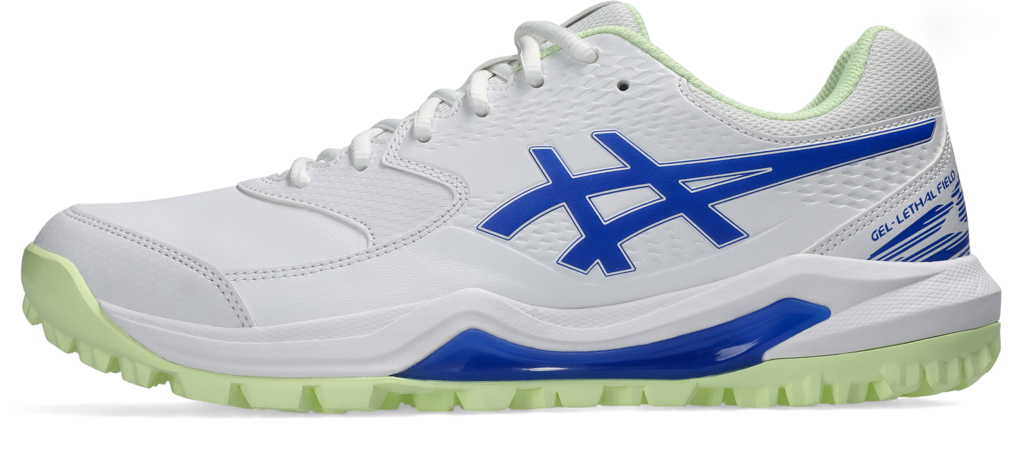 Asics Unisex Gel Lethal Field 2 - White/Neon Blue