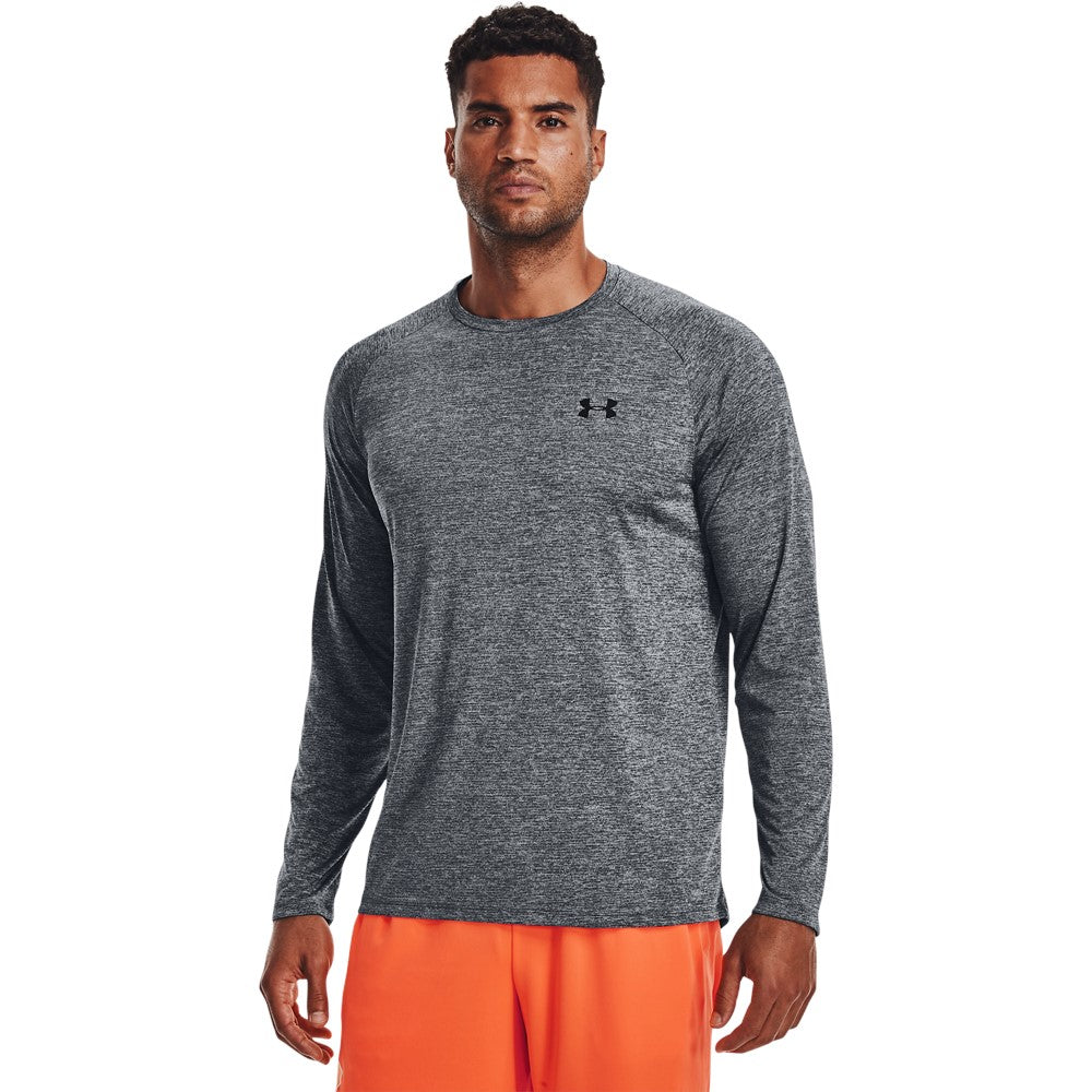 Under Armour Mens Tech 2.0 Longsleeve Tee - Pitch Gray/Black