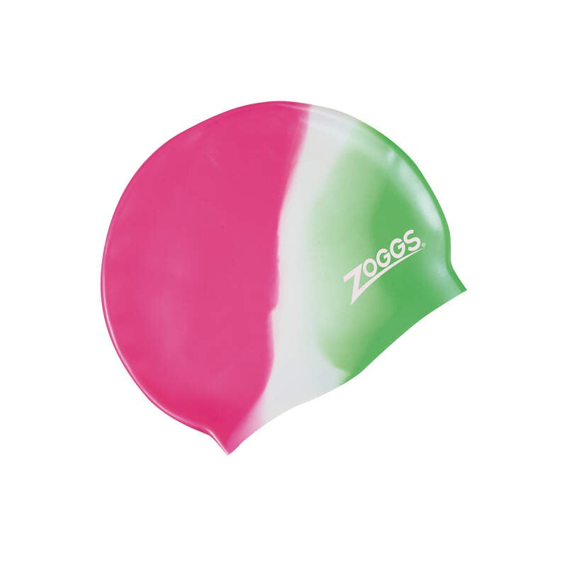 Zoggs Junior Silicone Multi Colour Swim Cap - Assorted Colours