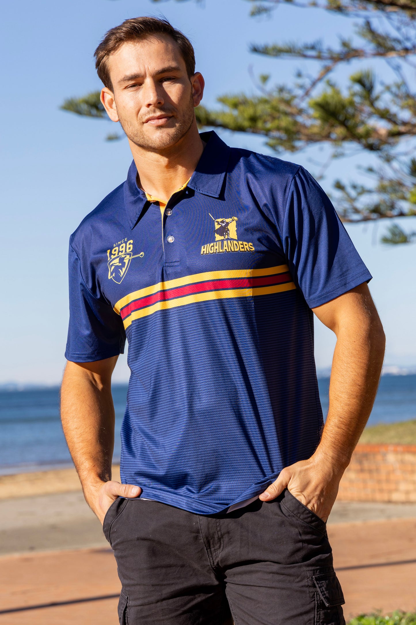 NZ Highlanders 'Sandman' Golf Polo