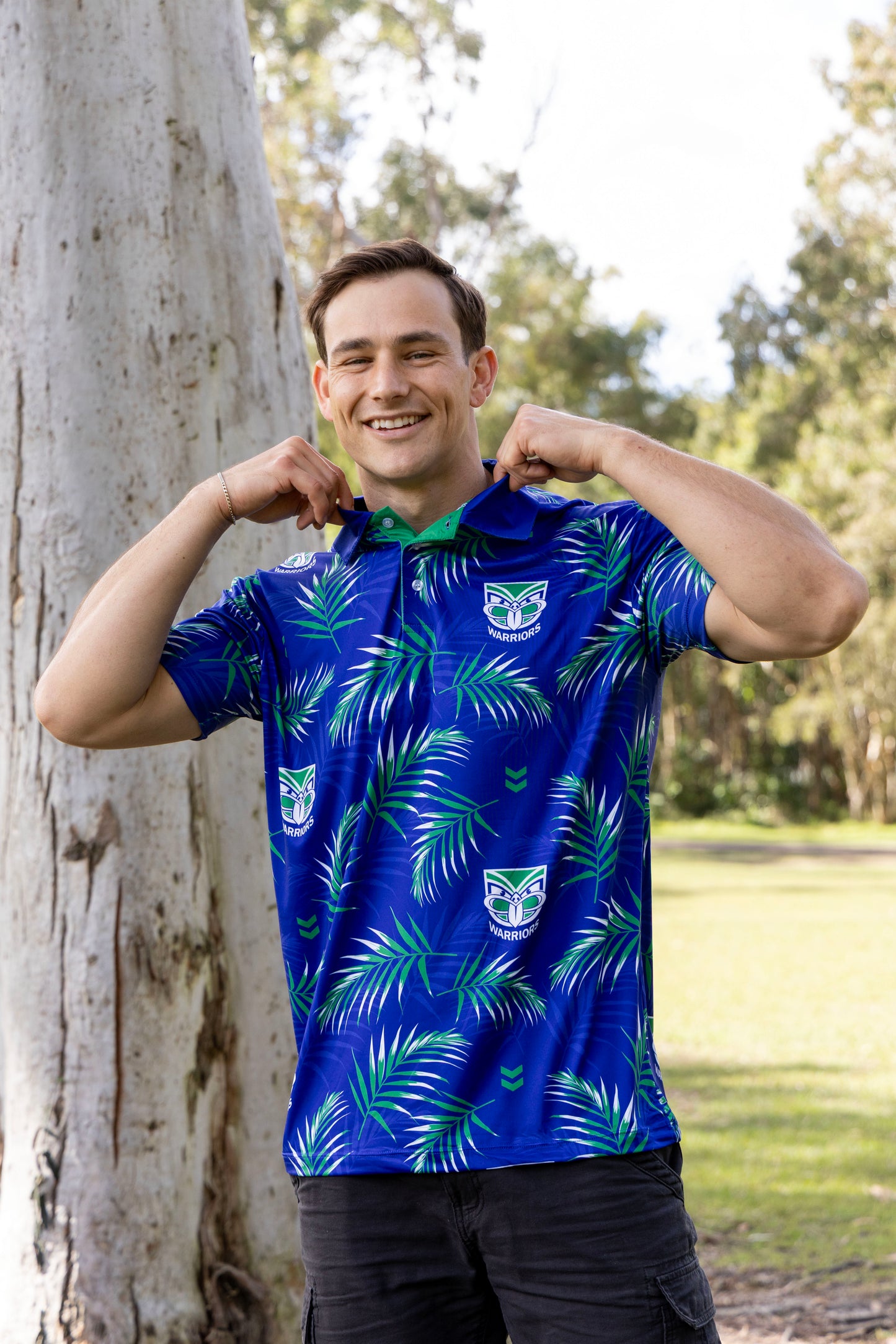 NRL Warriors 'Palm Beach' Golf Polo