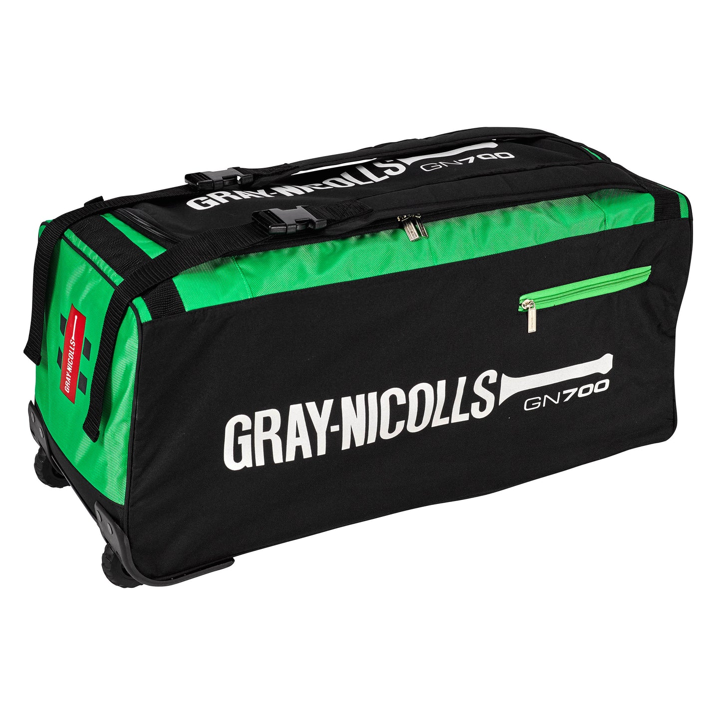 Gray Nicolls GN 700 Cricket Wheel Bag - Black/Green