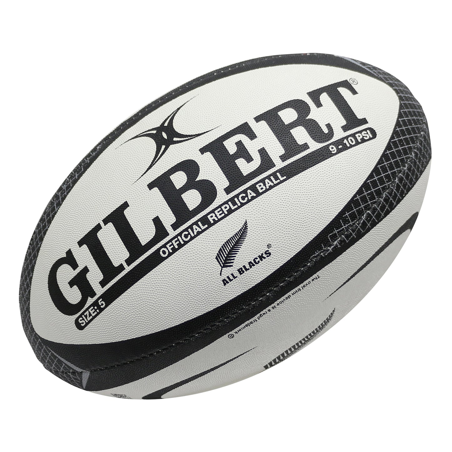 Gilbert All Blacks Supporter Ball 10 Inch - White