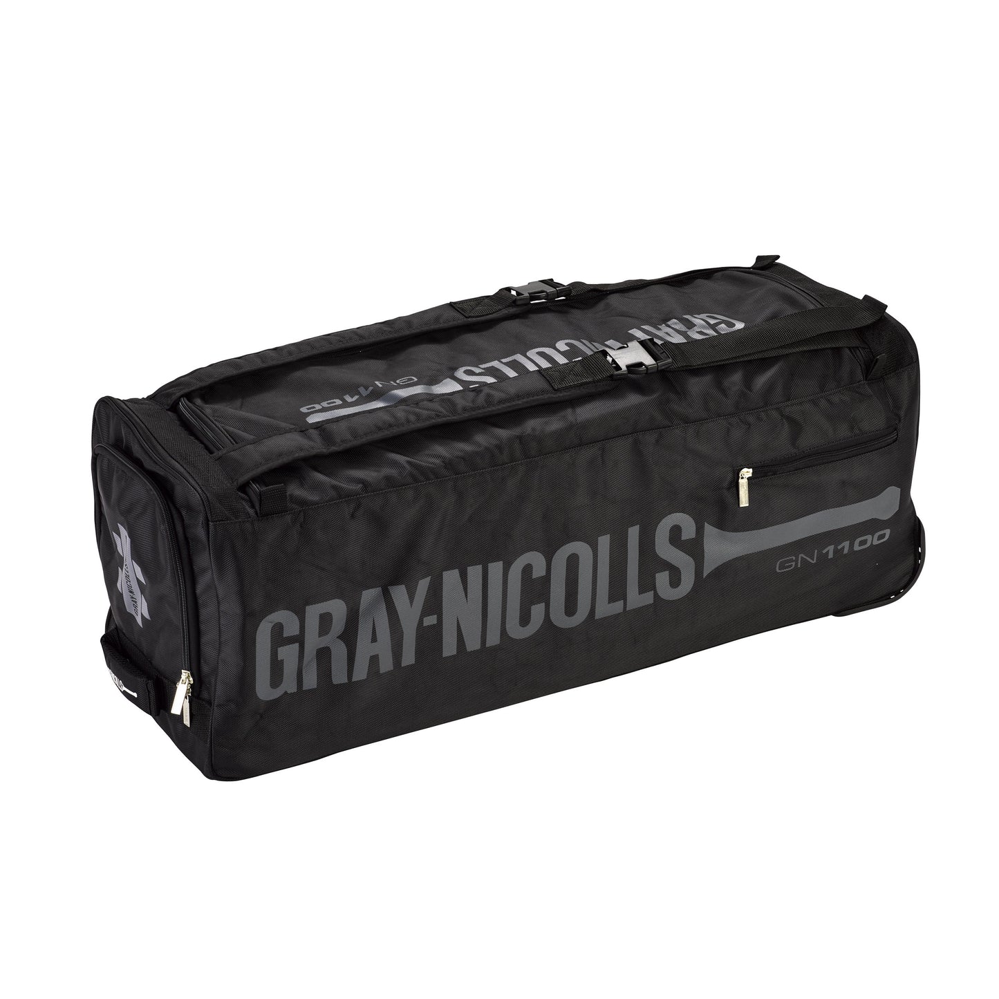 Gray Nicolls GN 1100 Cricket Wheel Bag - Black