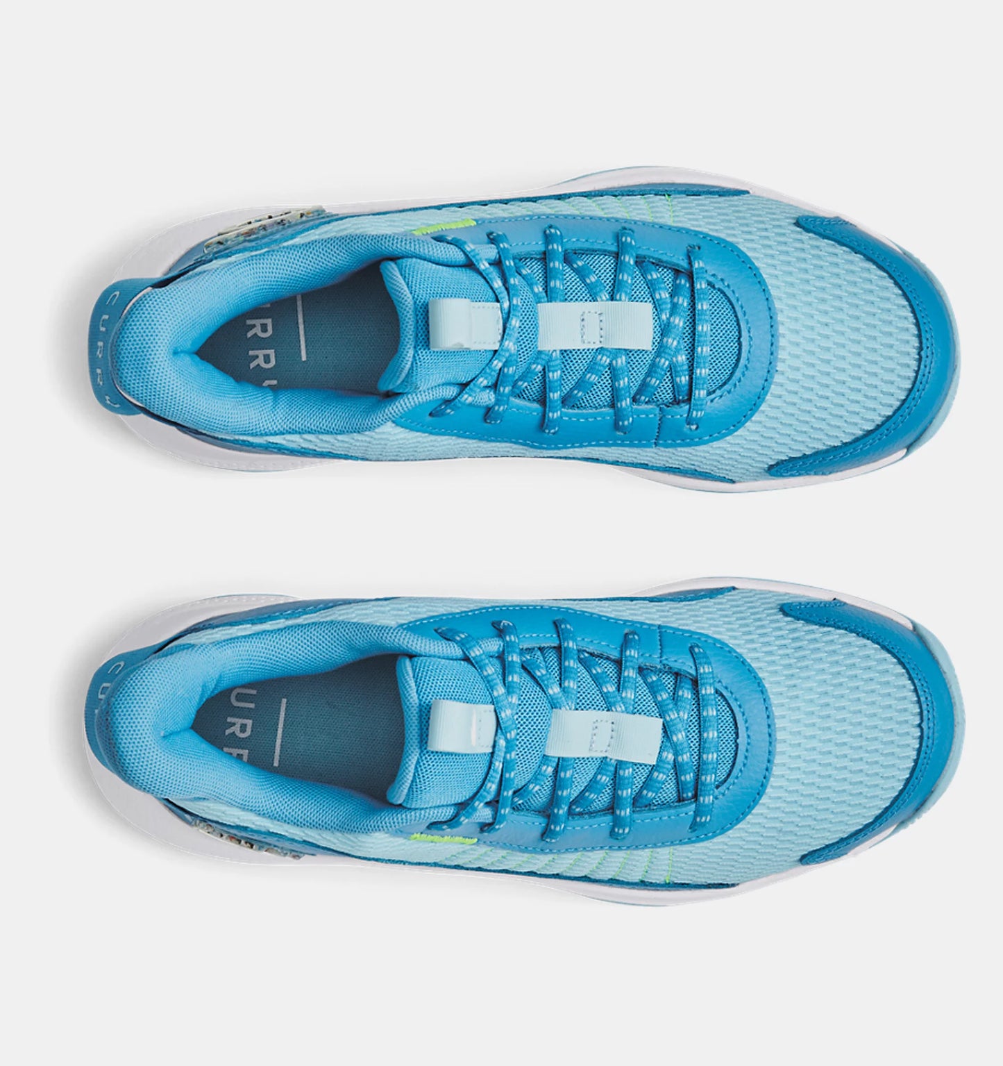 Under Armour Unisex Curry 3Z7 Basketball Shoes - Sky Blue