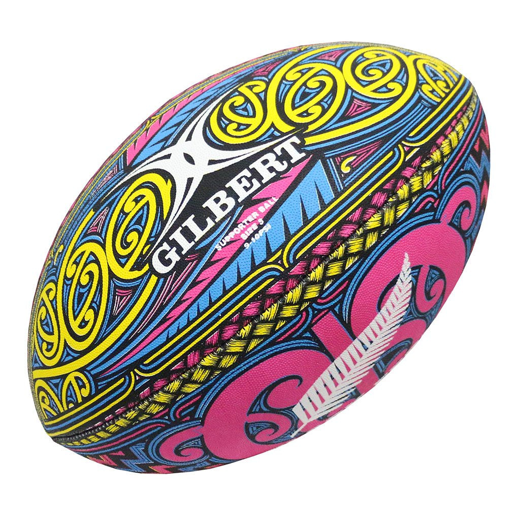 Gilbert Black Ferns Maori Supporter Ball - Size 5