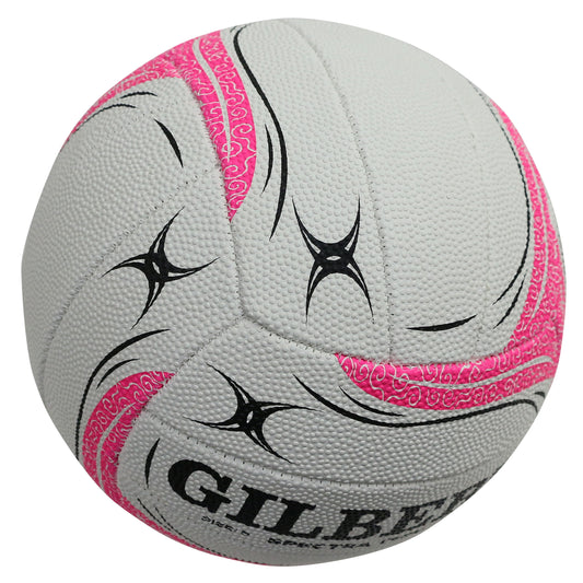 Gilbert Spectra T400 Size 4 Netball - White/Pink