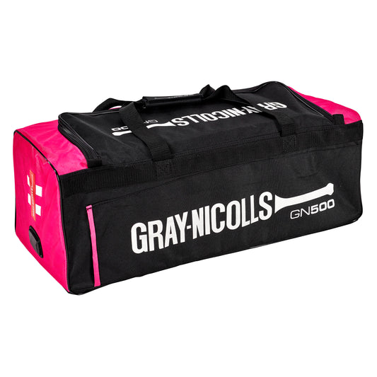 Gray Nicolls GN 500 Cricket Bag - Black/Pink