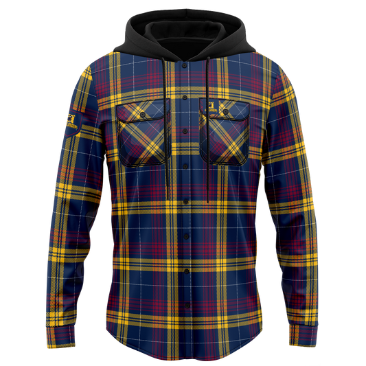 NZ Highlanders Hooded Flannel Shirt