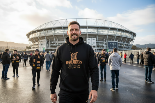 Classic Mens Highlanders Hoody 2026 -Black/Gold