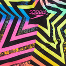 Speedo Girls Placement Splashback- Black/Lemon Drizzle