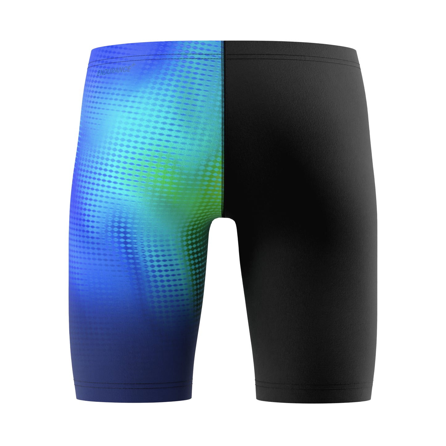 Speedo Boys Print V-Cut Jammer - Black/Green