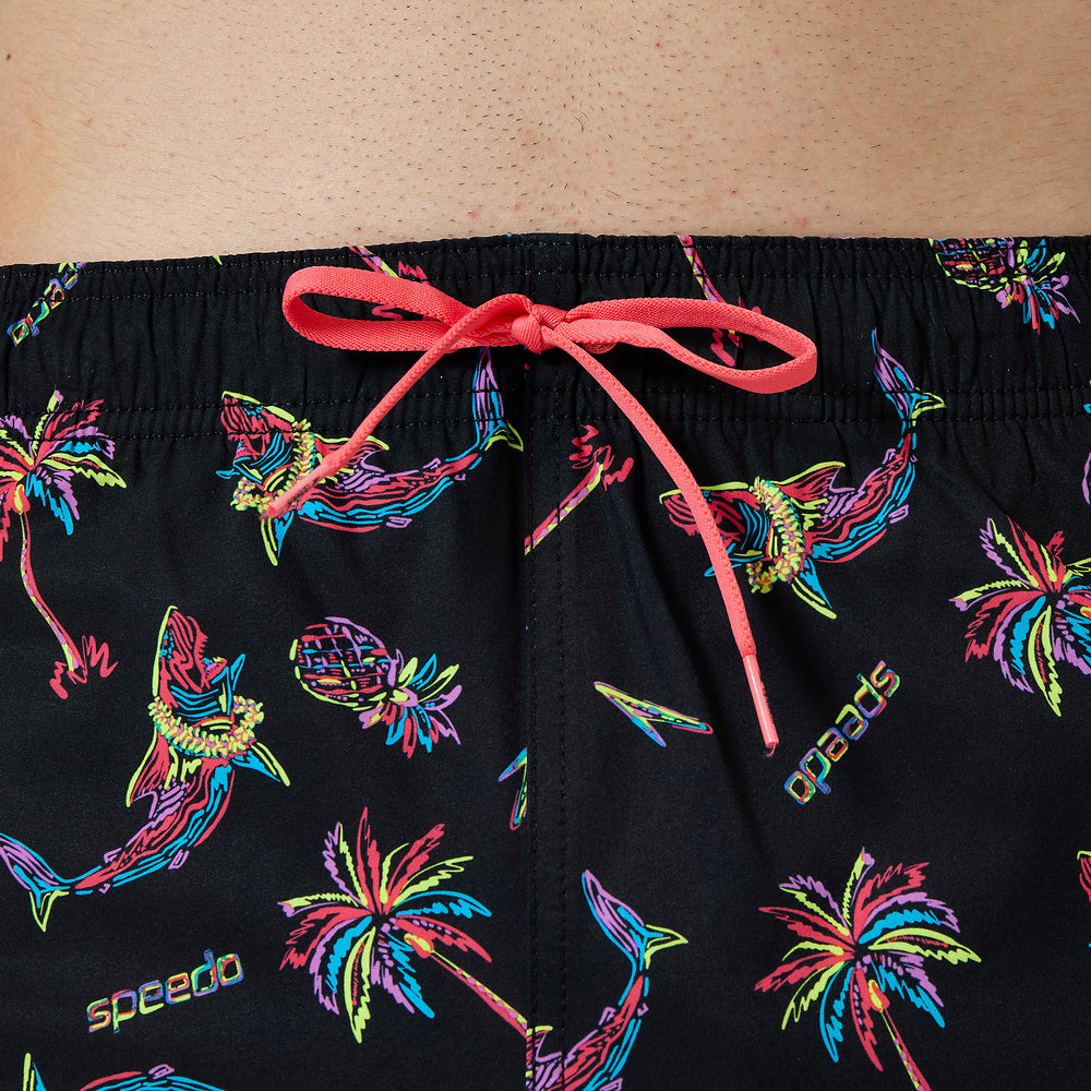 Speedo Mens Printed Redondo Edge Volley 16" - Coral Sands