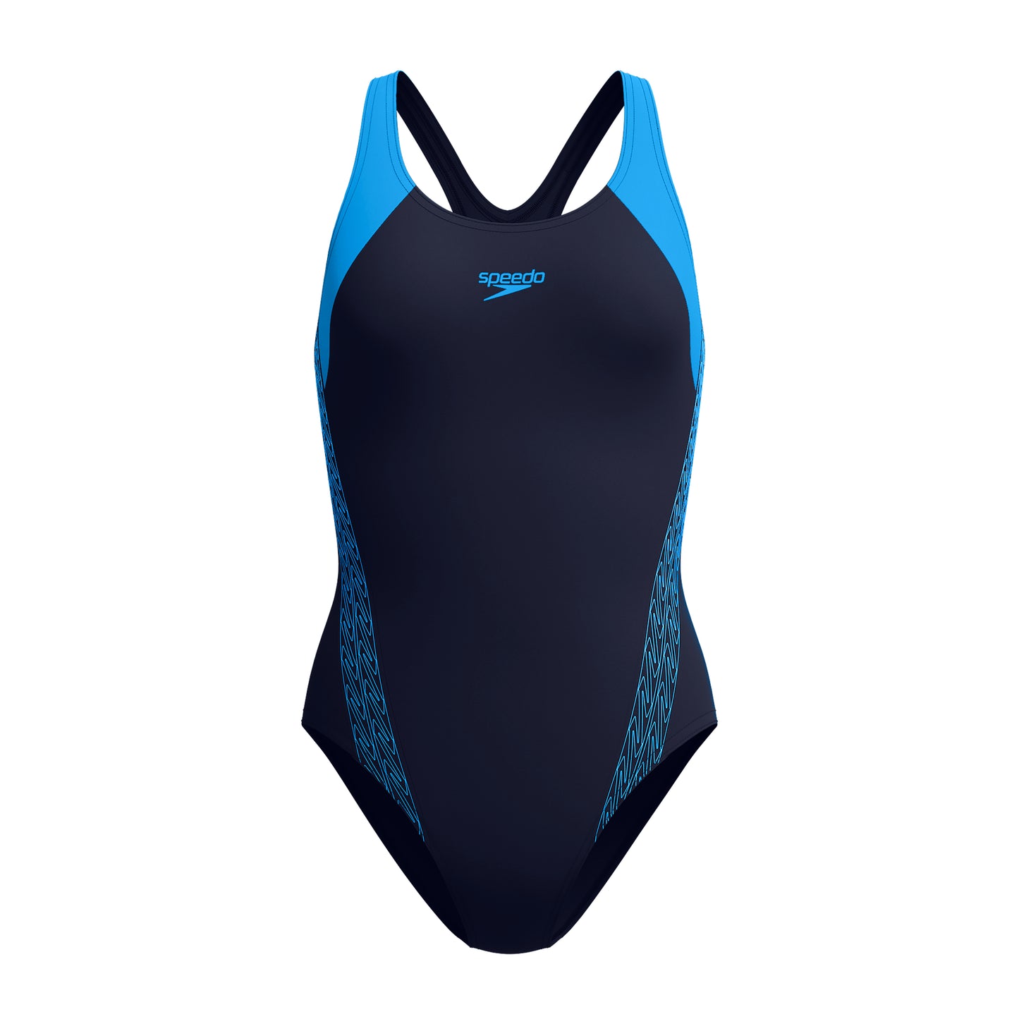 Speedo Womens Splice Racerback One piece - Navy/Azure