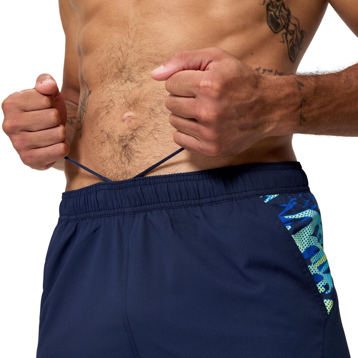 Speedo Mens Xpress Lite 16" Watershort - Navy/Lagoon Blue