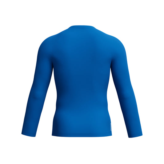 Speedo Mens Endurance+ L/S Logo Rash Guard - Blue