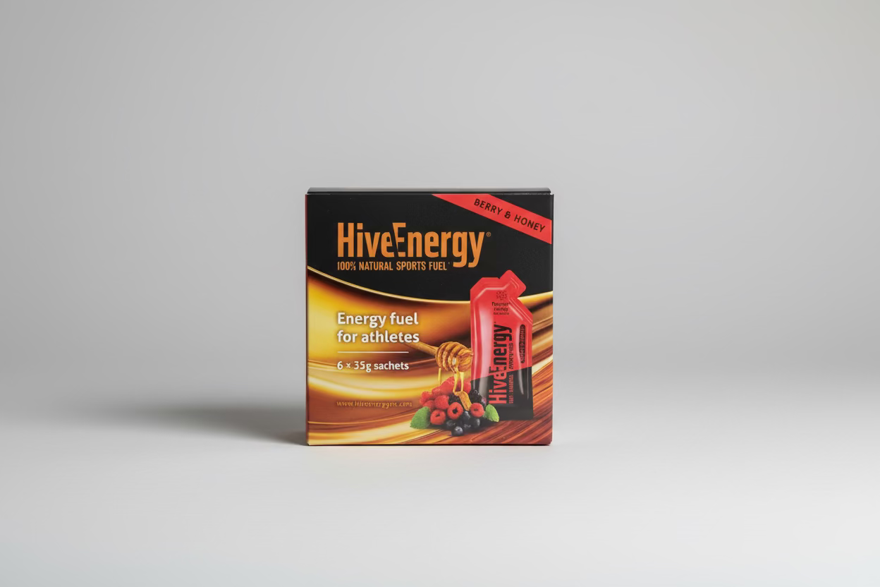 HiveEnergy Sports Fuel Berry and Honey (GF) - 6 Pk