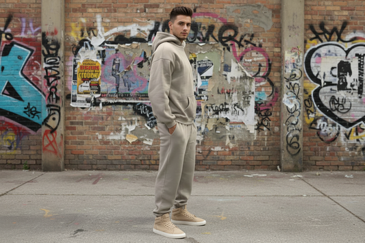 Arby & Opal Unisex Embossed Jogger - Fog