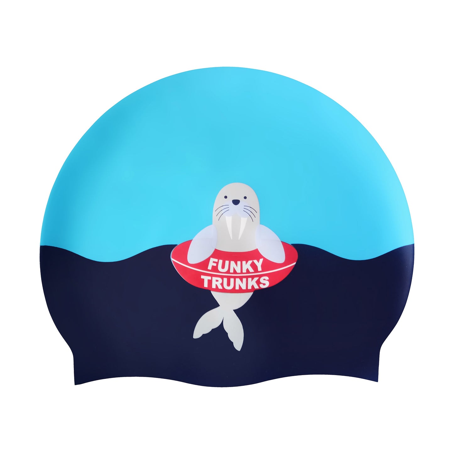 Funky Trunks Silicone Swim Cap - Wallyrus