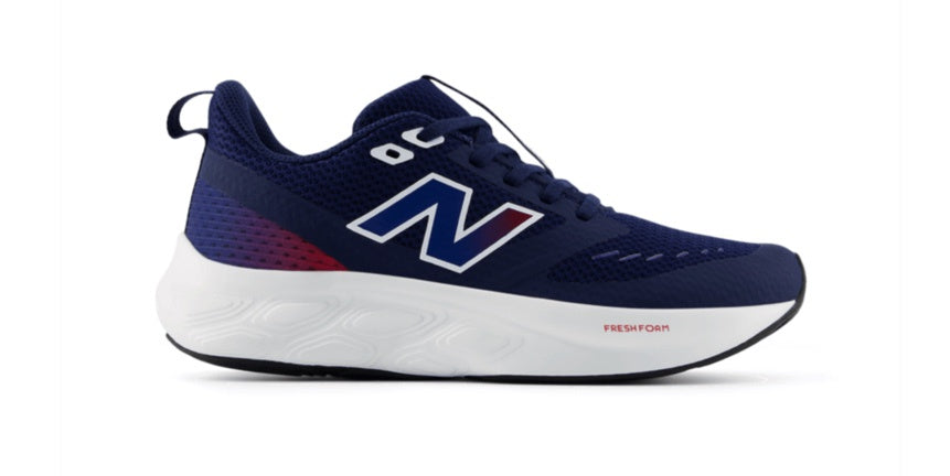 New Balance Kids 625 Lace Shoes - Navy/Team Red