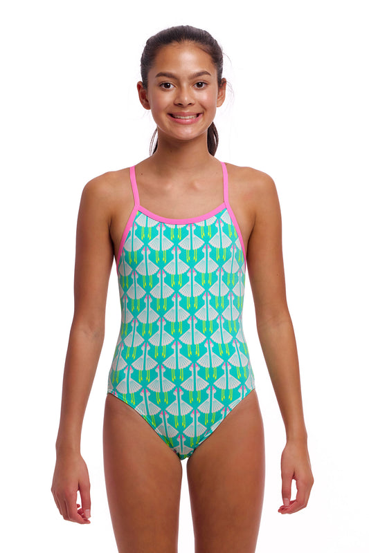 Funkita Girls Single Strap One Piece - Loose Goose