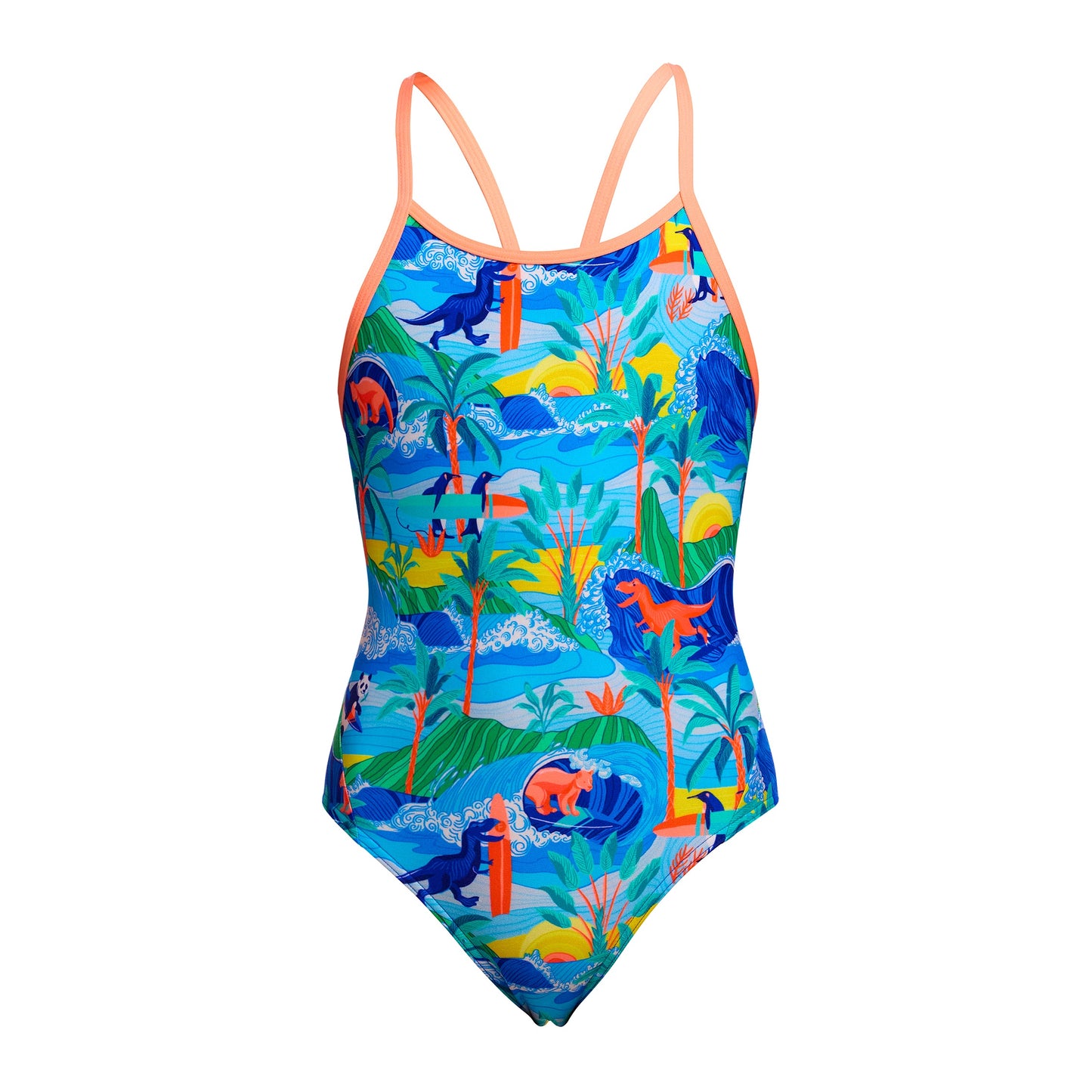 Funkita Girls Diamond Back One Piece - Duuude