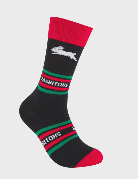 foot-ies socks NRL South Sydney Rabbitohs Stripe Organic Cotton Socks