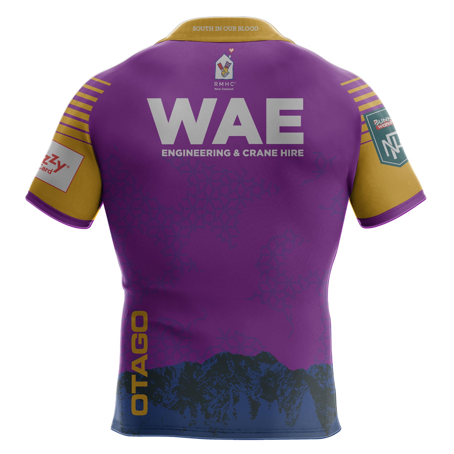 Gilbert Otago Rugby 25 Mens Replica Reversible Training Jersey